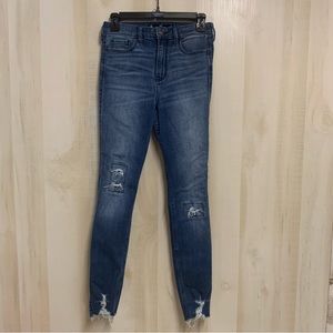 Hollister High Rise Super Skinny Jeans Size 27
